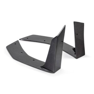 Ford Mustang Front Splitter Wickers - Anderson Composites - Type-GT5 - Carbon Fiber - 2024+